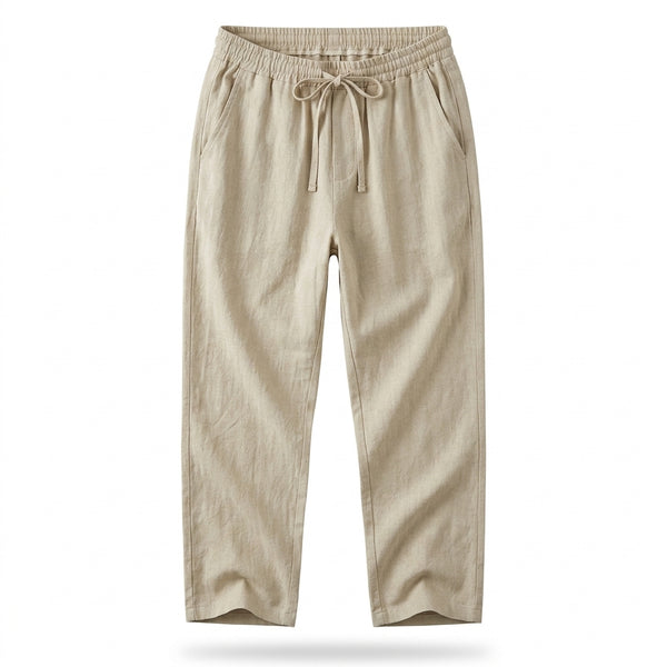 Cotton-Linen Joggers