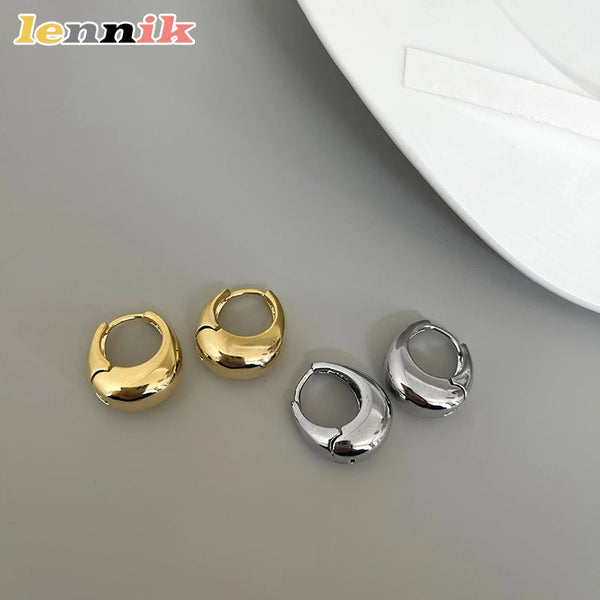 Ovale Statement Oorbellen Goud