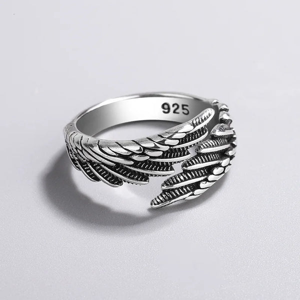 Engelenvleugel Ring Zilver