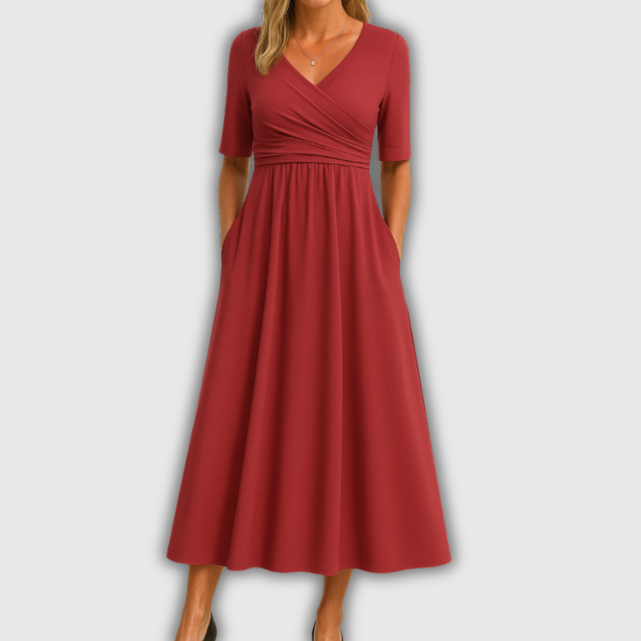 Elira | Crossover Elegance Dress — 6
