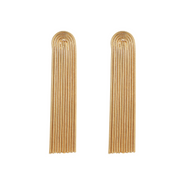 Gold Statement Earrings — 1