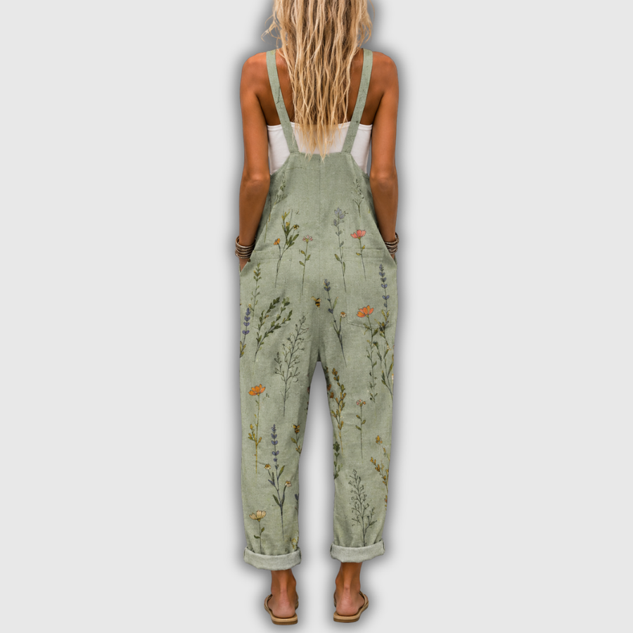 Olivia | Relaxed Dungaree Jumpsuit — 3