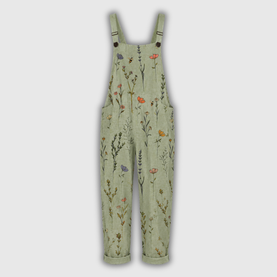 Olivia | Relaxed Dungaree Jumpsuit — 4