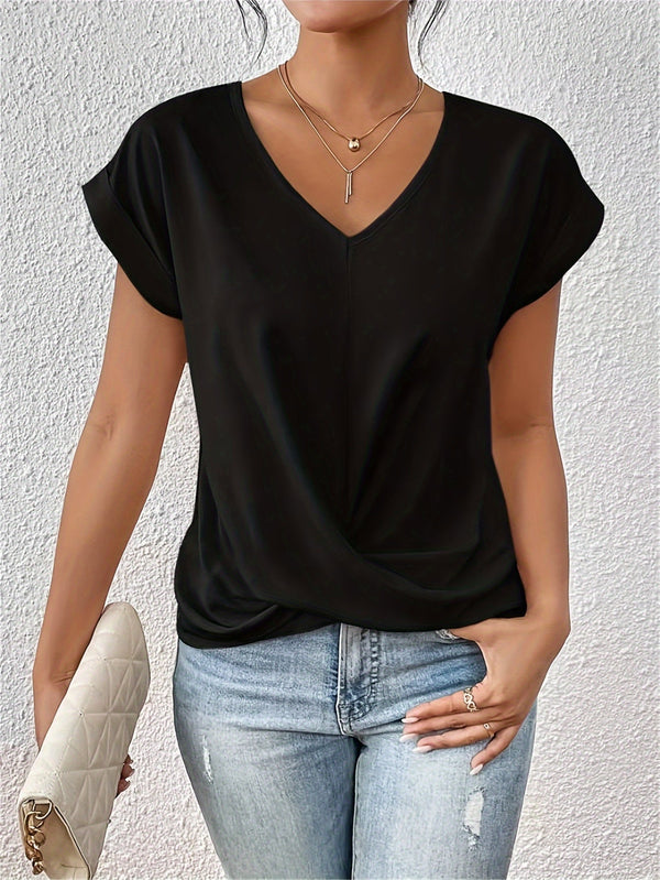 Van Elst Mode® | Comfortabel T-shirt met elegante halslijn