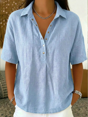 Collared Button Blouse — 8