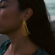 Gold Statement Earrings — 2