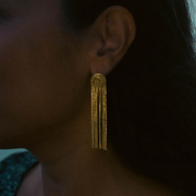Gold Statement Earrings — 7