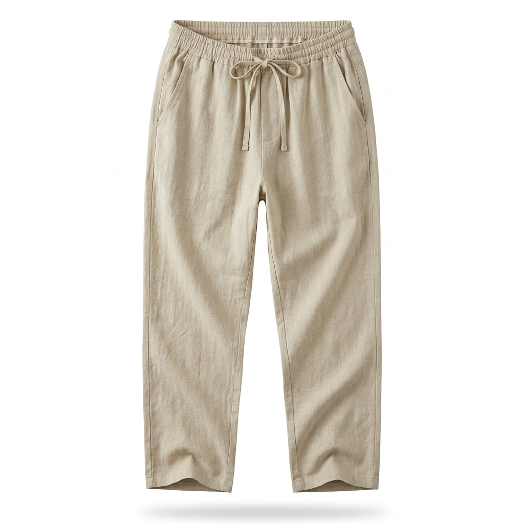 Cotton-Linen Joggers