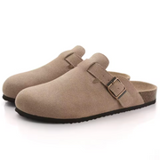 Suede Comfort Mules — 9