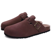 Suede Comfort Mules — 13