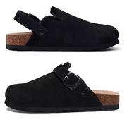 Suede Comfort Mules — 16
