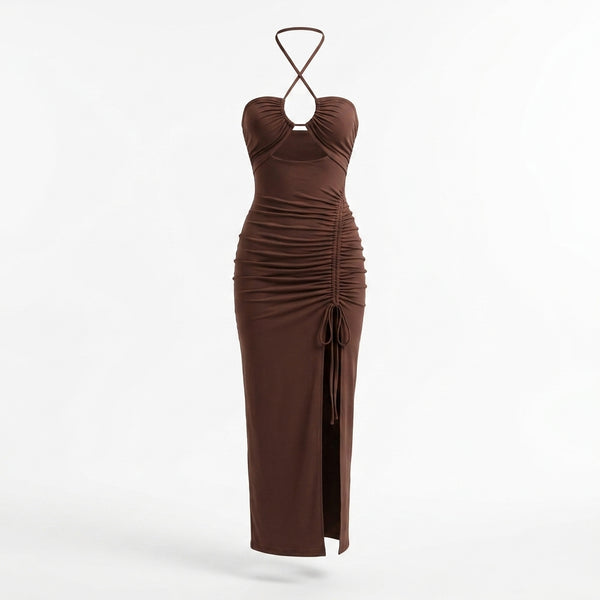 Backless Midi Dress