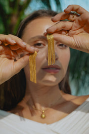 Gold Statement Earrings — 5