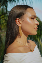 Gold Statement Earrings — 6