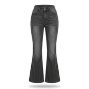 High-Waisted Flared Jeans — 1