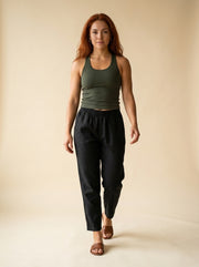 Linen Harem Trousers — 4