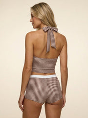 Checked Bikini Set — 4
