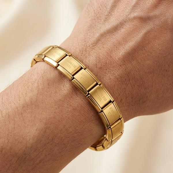 Italiaanse Schakelarmband Zilver