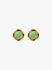 Green Zirconia Earrings — 2