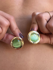 Green Zirconia Earrings — 4