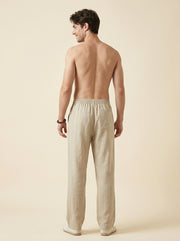 Cotton-Linen Joggers — 4