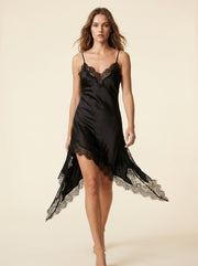 Backless Lace Slip Dress — 4