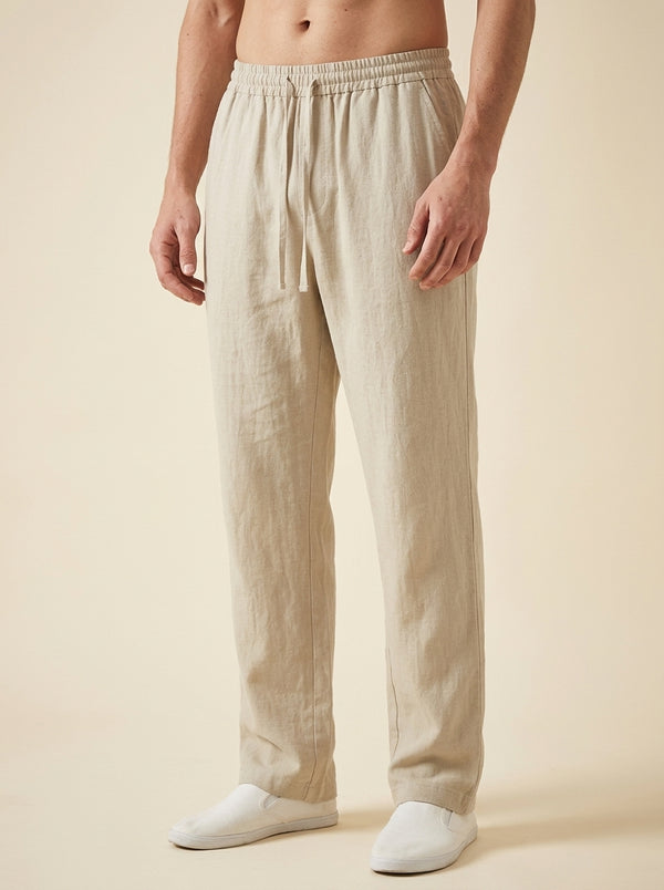 Cotton-Linen Joggers
