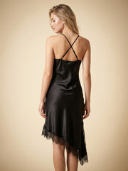 Backless Lace Slip Dress — 5