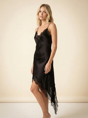 Backless Lace Slip Dress — 2