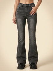 High-Waisted Flared Jeans — 3