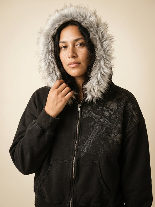Y2K Faux-Fur Hoodie