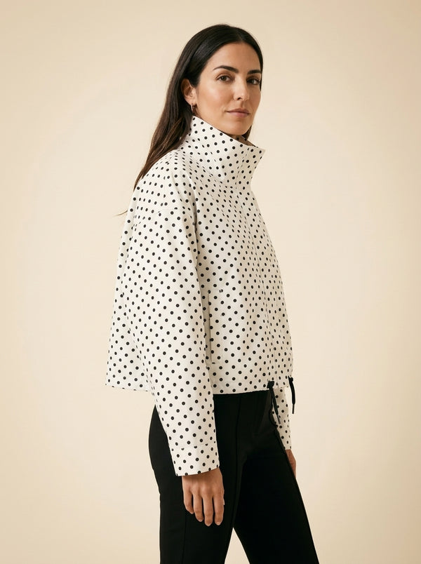 Saar | Oversized Polkadot Bomber