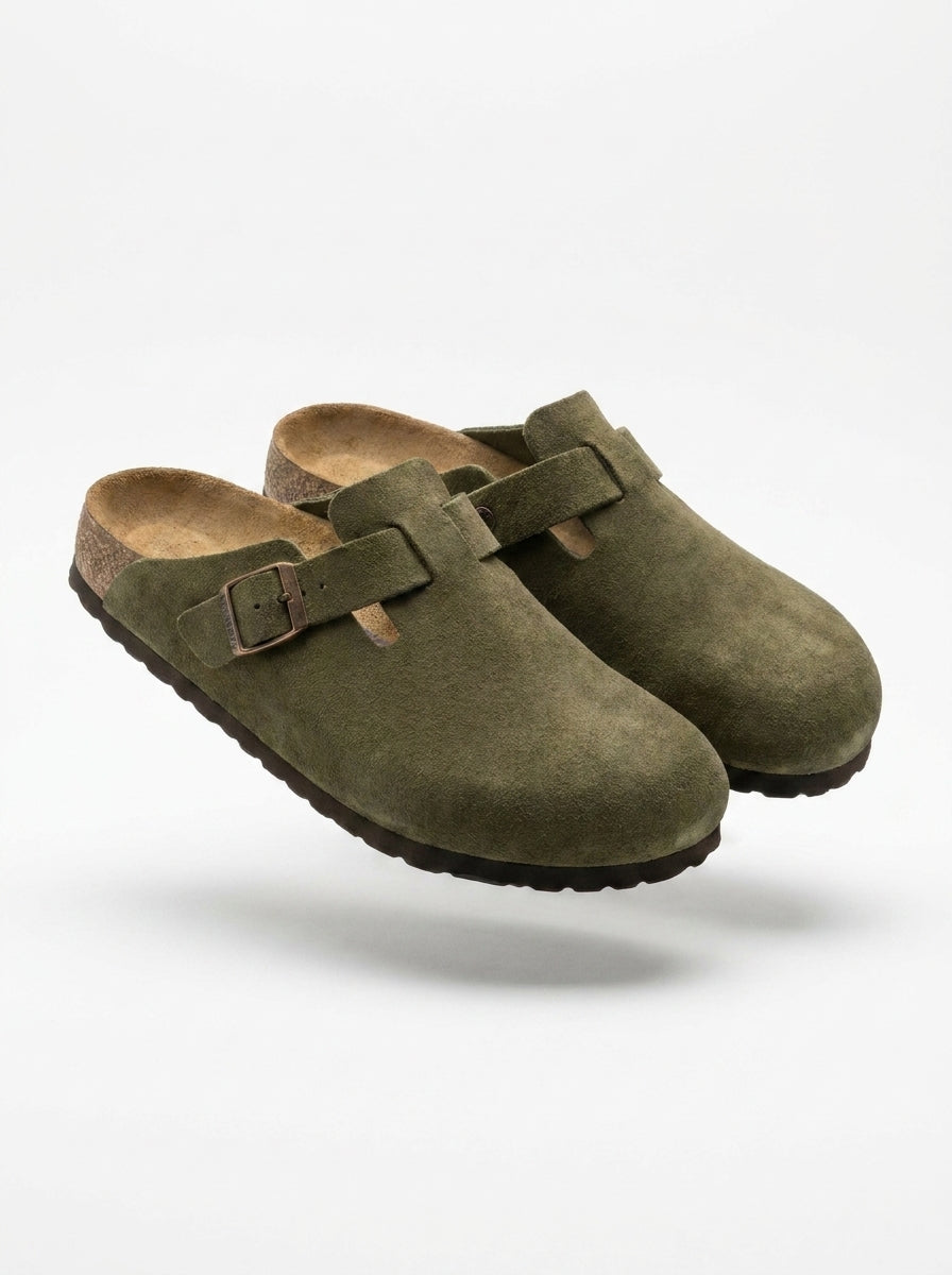 Suede Comfort Mules