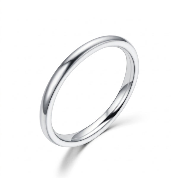 Dunne Ring Rosé Goud