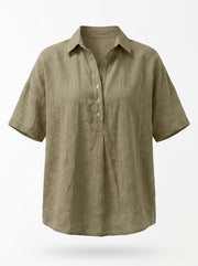 Collared Button Blouse — 1