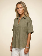 Collared Button Blouse — 2