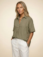 Collared Button Blouse — 3