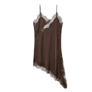Backless Lace Slip Dress — 10