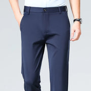 Stretch Straight-Leg Trousers — 7