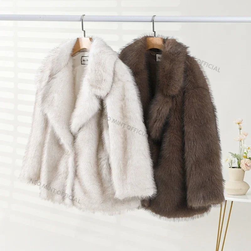 Nova | Oversized Faux Fur Jas — 6