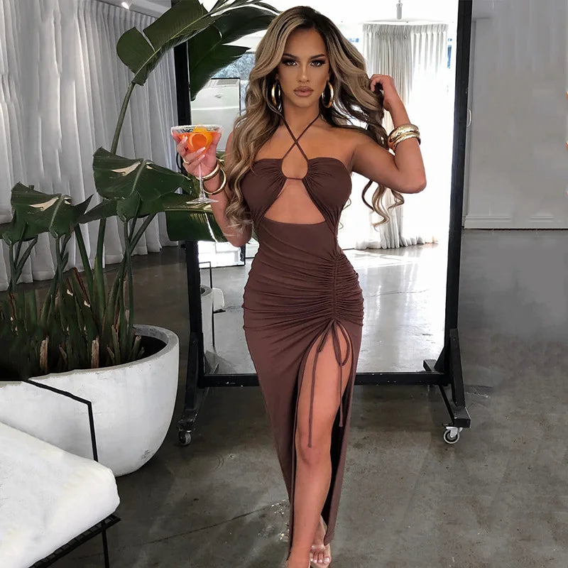 Livia | Backless Midi-jurk — 3