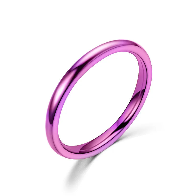 Dunne Ring Rosé Goud — 3