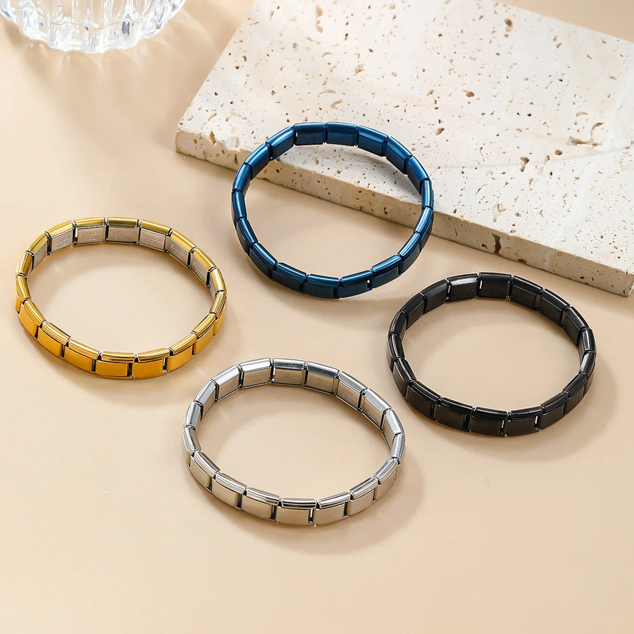 Italiaanse Schakelarmband Zilver — 3