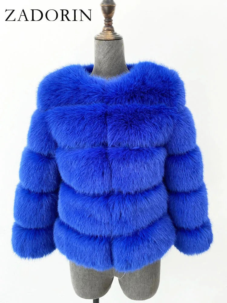 Fleur | Faux Fur Mantel — 5