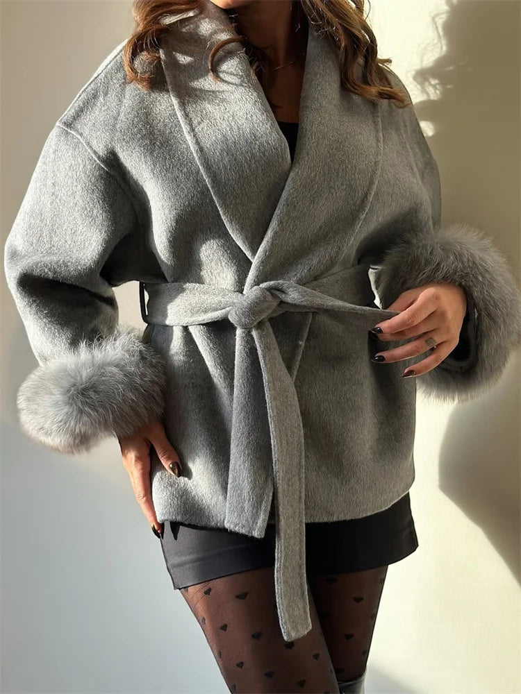 Vera | Wollen Overjas — 3