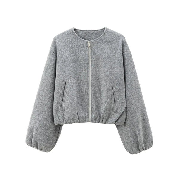 Yara | Cropped Fleece Bomber