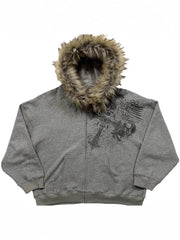 Y2K Faux-Fur Hoodie — 6