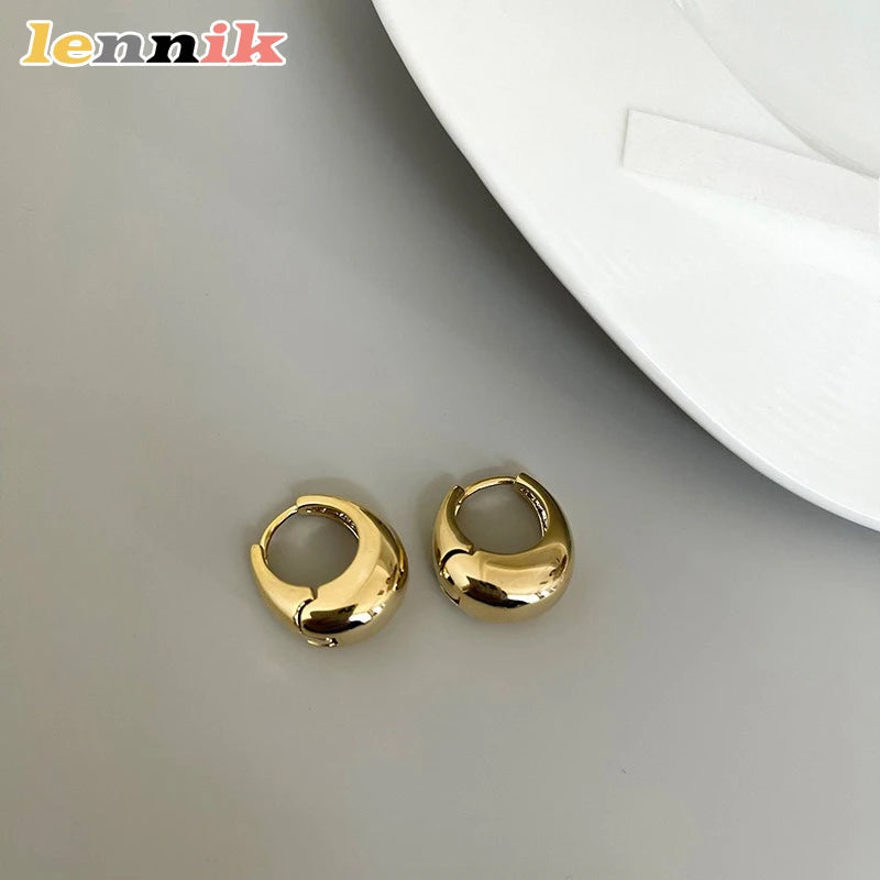Ovale Statement Oorbellen Goud — 6