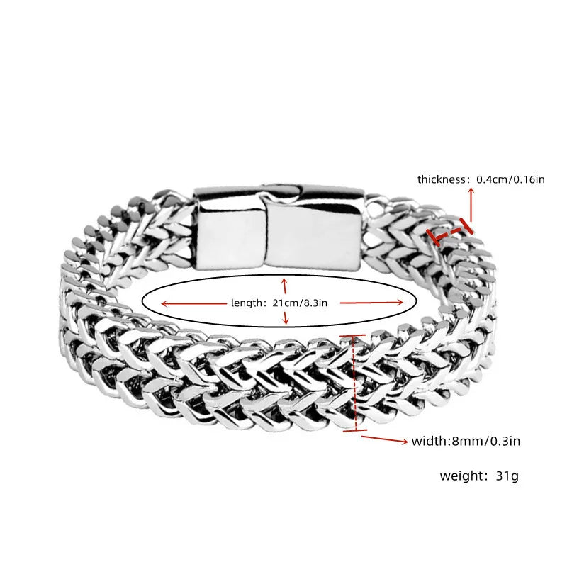 Gevlochten Armband met Magneetsluiting — 5
