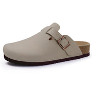 Suede Cork Clogs — 11